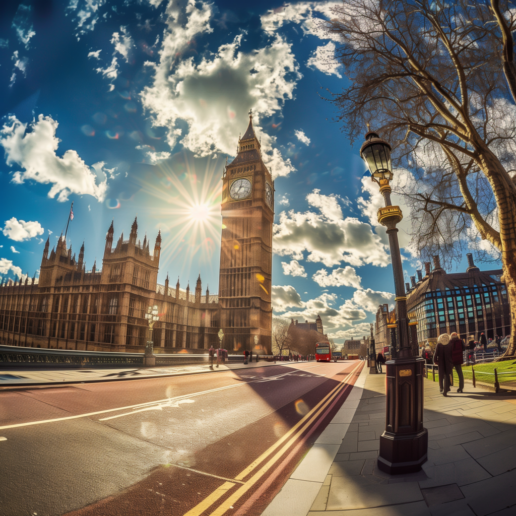 London in sunny day